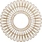 Ekena Millwork Cornelius Wood Fretwork Pierced Ceiling Medallion, Red Oak, 22"OD x 8 1/8"ID x 1/4"T CMWP22X0250CRRO - alternate 1